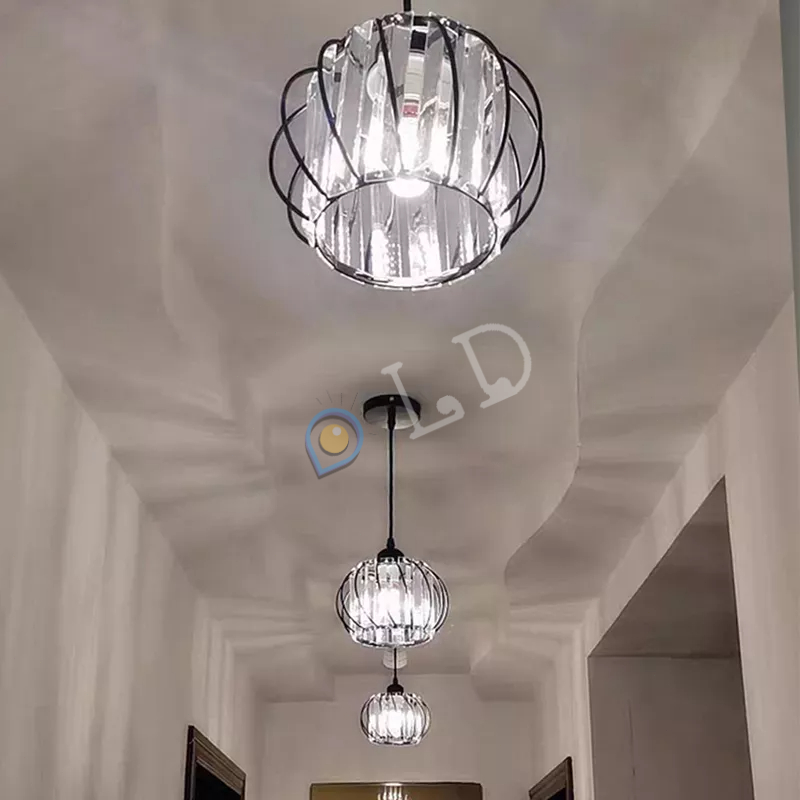 [COD] Lampu Plafon kristal Ceiling Minimalis Lampu kristal plafon rumah modern Untuk Ruang Tamu Kamar Tidur Dapur Teras Depan Cafe