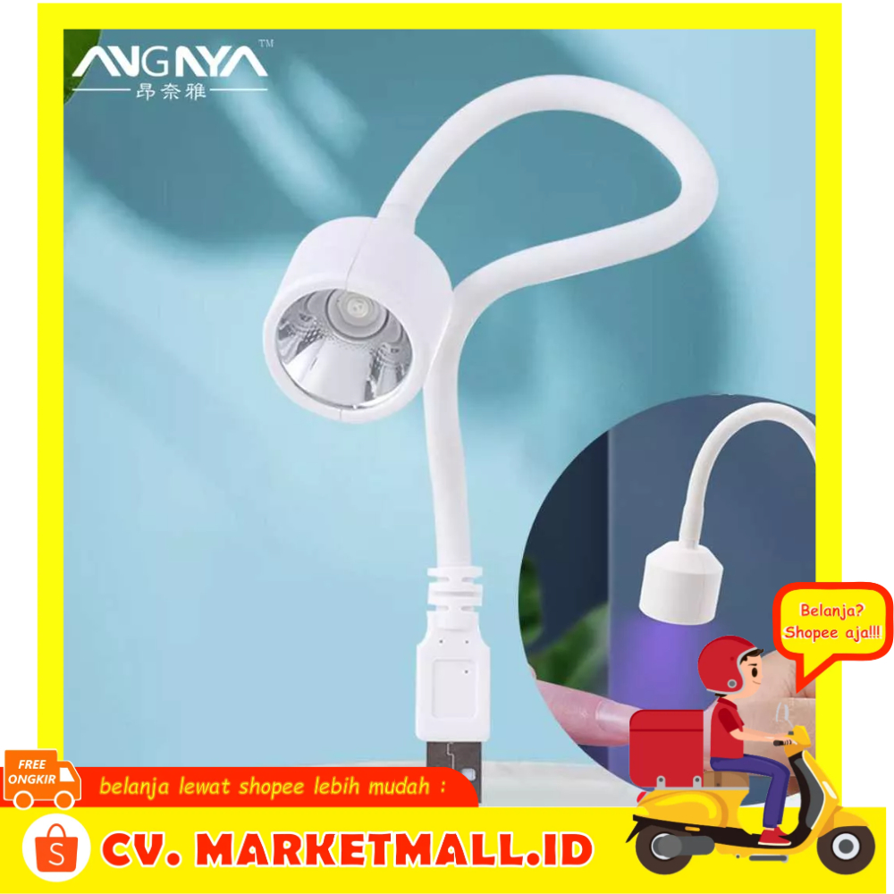 Lampu Pengering Kutek Kuku USB UV Led 6W Nail Mini Portable AVGAYA AV3 - 7CFL0BWH