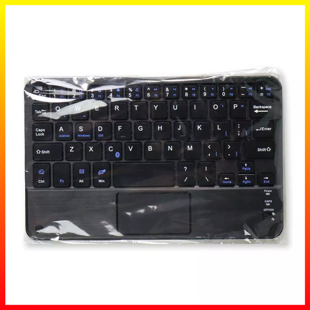 Keyboard Nirkabel Wireless Bluetooth Komputer Tablet PC Macbook 8 Inch with Touchpad Windyoung WD20 - 7CKY0FBK