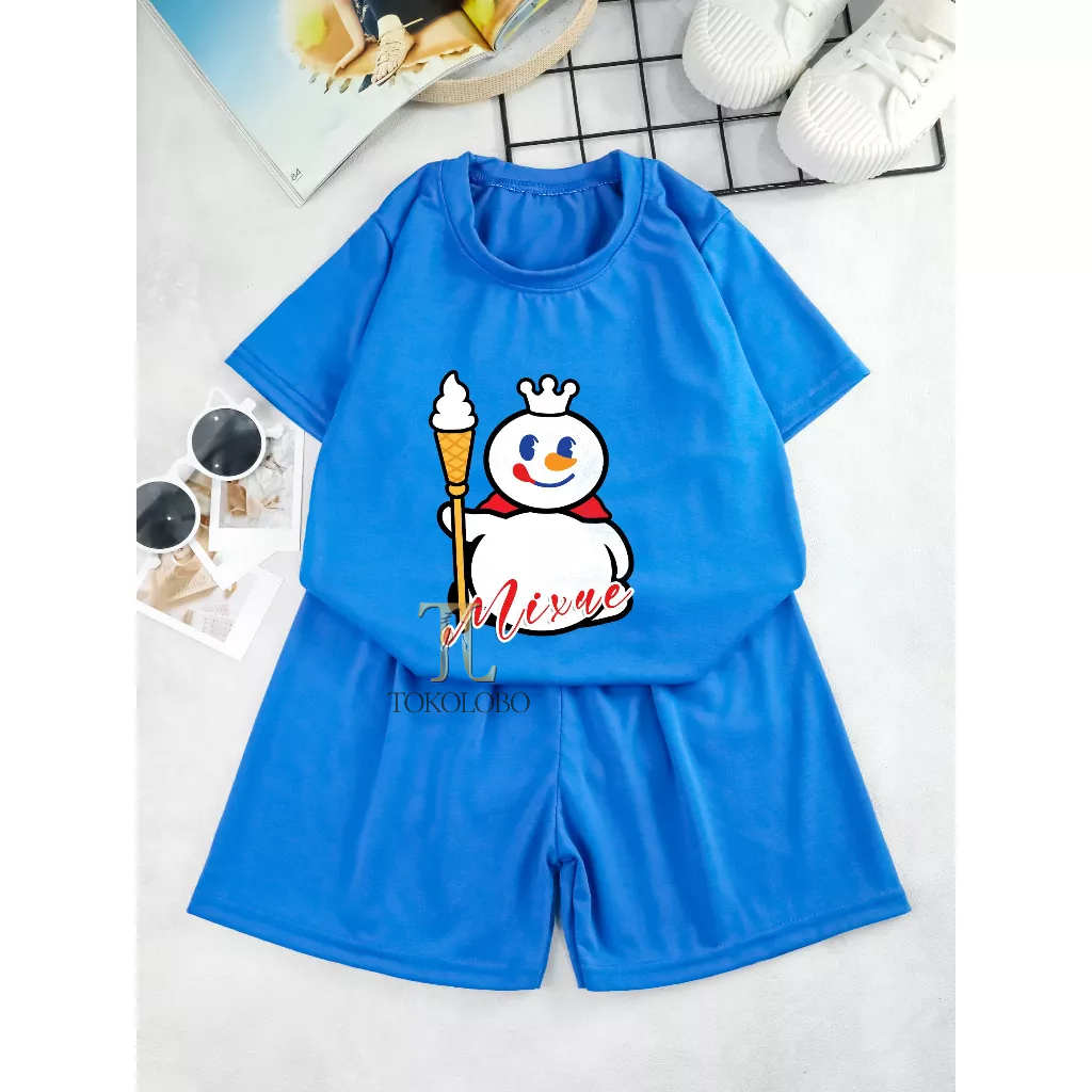 tokolobo SET ANAK KING MIXUE (SOFT SPANDEX) DTF PRINTING