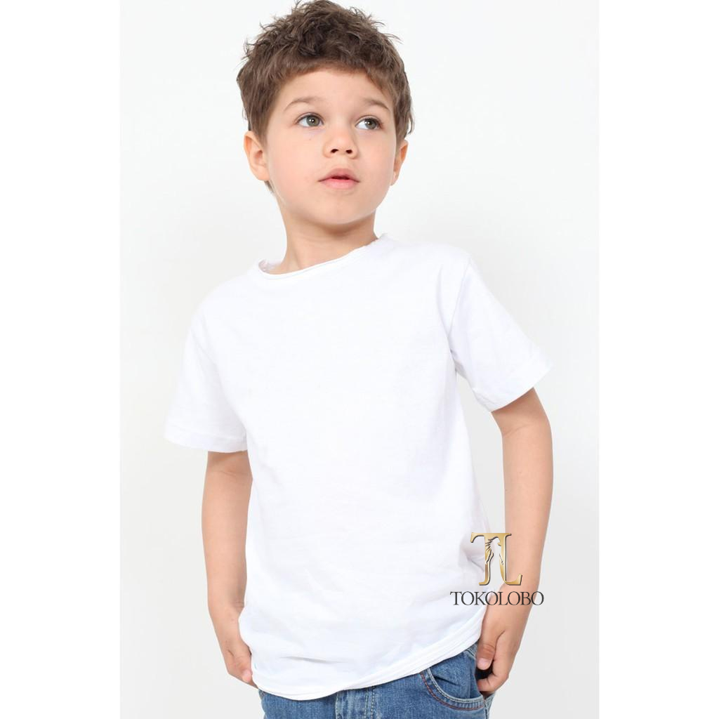 tokolobo Tshirt anak polos cotton combed