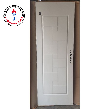 Pintu Baja Fortress JBS Urban Tipe 80.04 Kamar Tidur Utama Motif Puzzle Zig Zag
