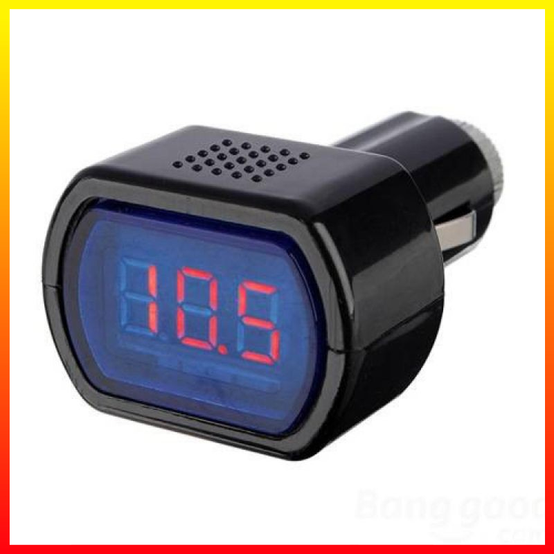 Monitor Tegangan Voltase Baterai Mobil Motor 12V Tampilan LED - OMRS15BK