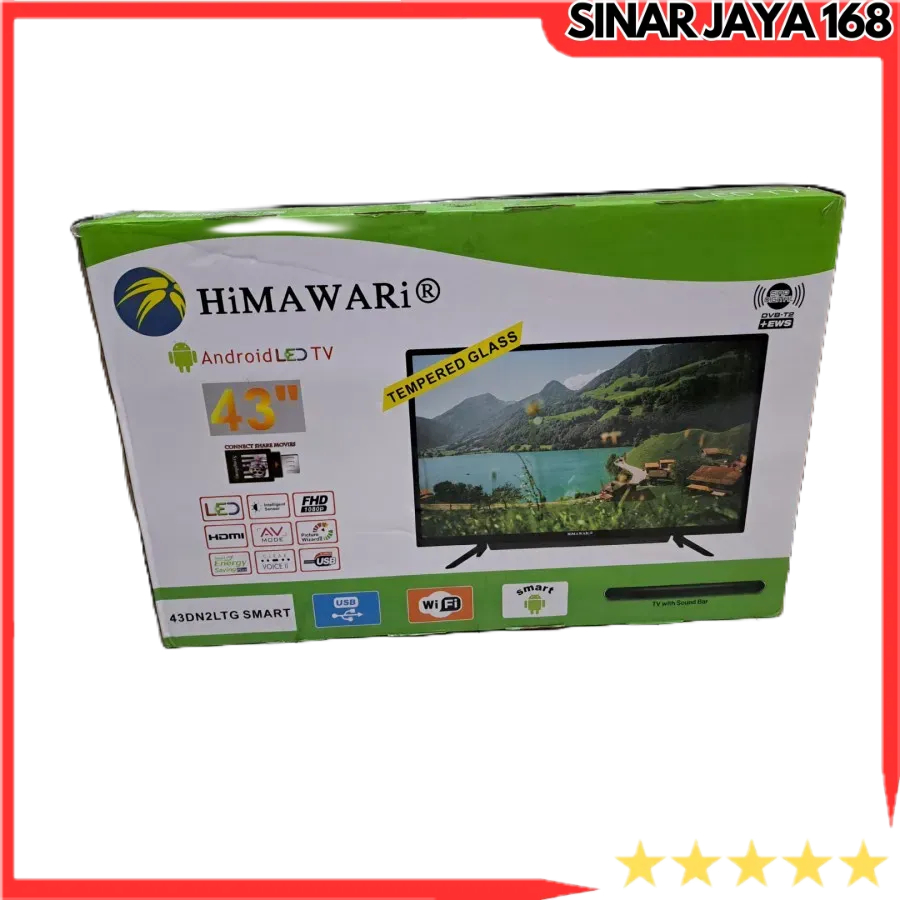 SMART ANDROID TV LED 43" 43DN4T HIMAWARI