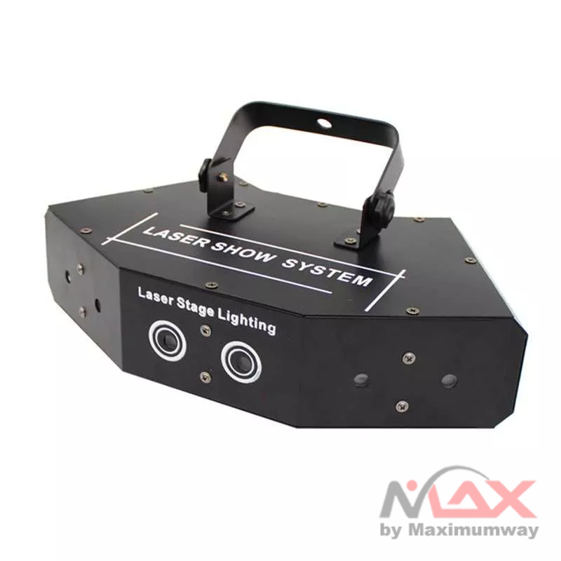 GOVE Stage Laser Projector 6 Eyes DMX Control &amp; Sensor Suara Disco Laser Panggung Lampu sorot Disco bisa otomatis dengan control beat musik DJ Disco Stage Laser Projector Six Eyes RGB Light DMX Sound Actived Patterns Effects Scaner Xmas Home Dance Party