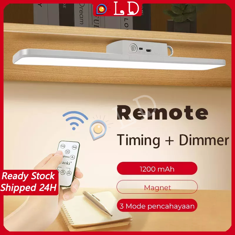 [COD] Lampu LED Magnet Remote Dinding Bisa di gantung Serbaguna Rechargeable USB Warna Aesthetic Led tabung multi warna tahan lama