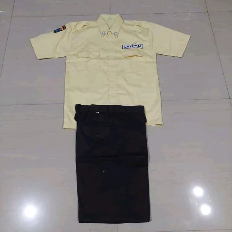 baju pdh Pdl Satpam Pdl Krem Baju Seragam Security Cream Pdl Coklat Krem Satpam Terbaru atasan bawahan seragam satpam  pdl pdh krem  cream bahan tebal Seragam pdl pdh satpam security krem cream krem seragam pdl pdh satpam krem seragam pdh pdl