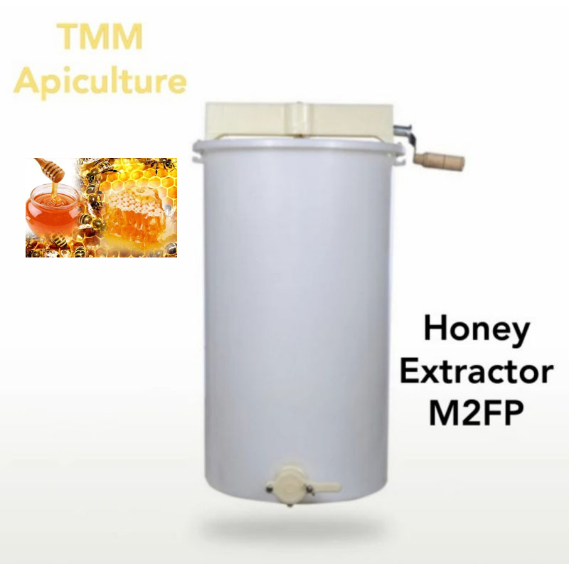 Honey Extractor Hand 2 Frame Plastik - Mesin Peras Madu Higenis