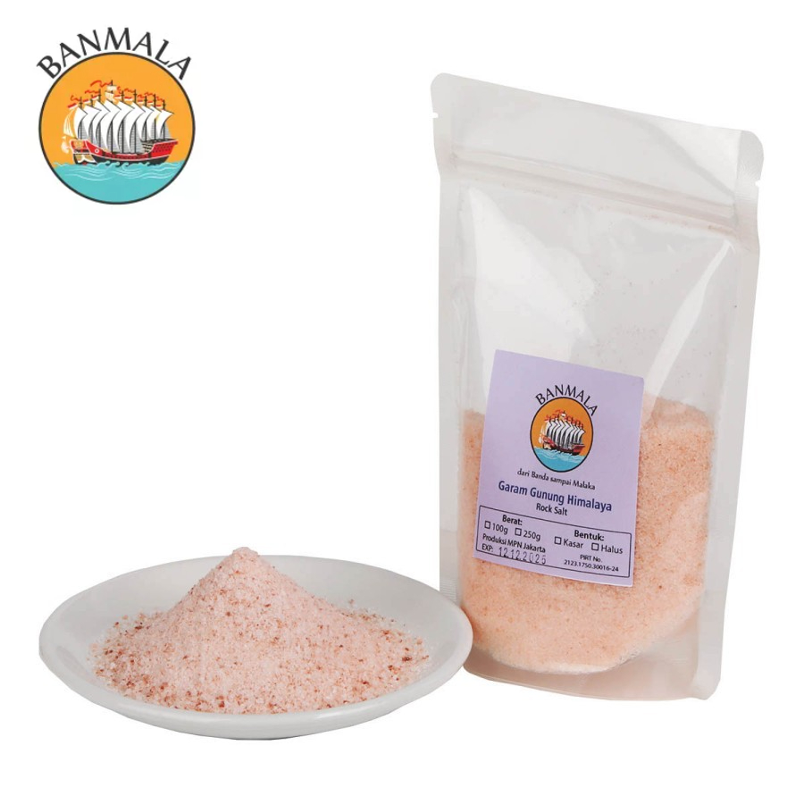 

Garam Himalaya Natural Pink Salt Premium 250g Banmala Spices