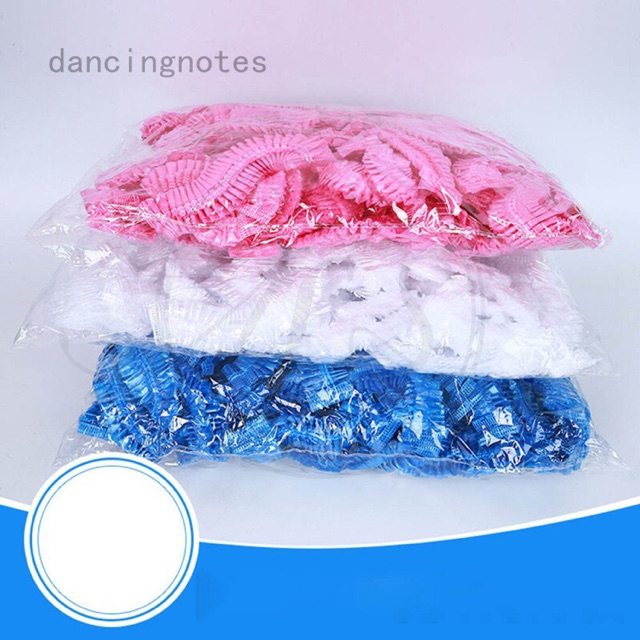 Shower cap penutup kepala untuk cat rambut / hair cap plastik / shower cap kain