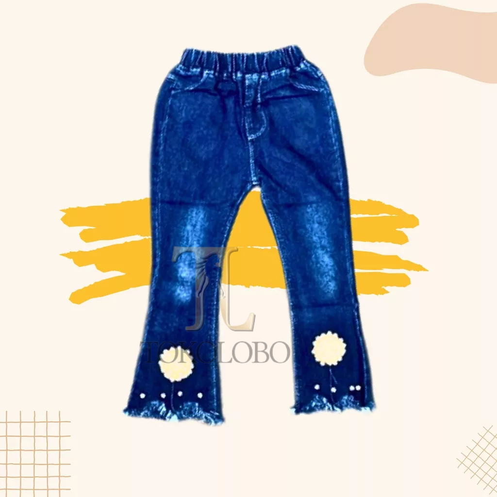 tokolobo (IMPORT KAI JI LI) JEANS ANAK FLOWSS KD 20302