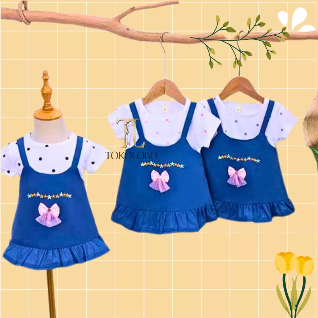 tokolobo (IMPORT) DRESS ANAK STARS KD 020