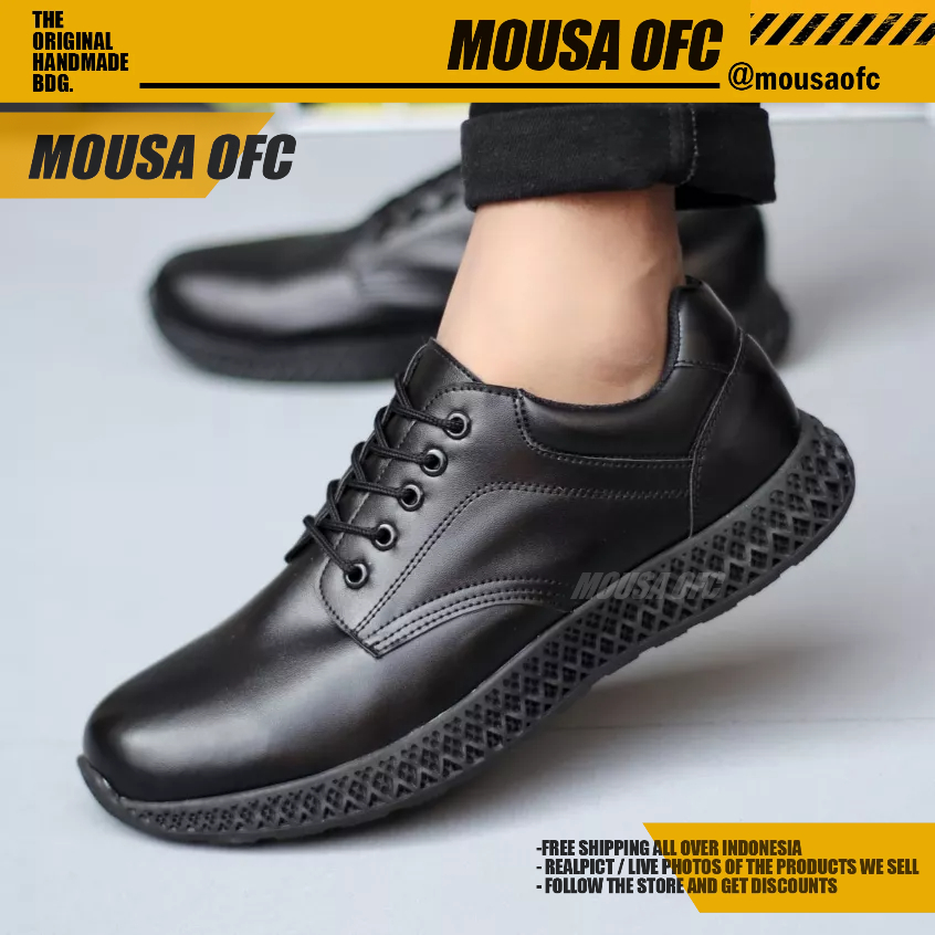 Sepatu Pria Formal Hitam Sepatu Pantofel Kerja Pria