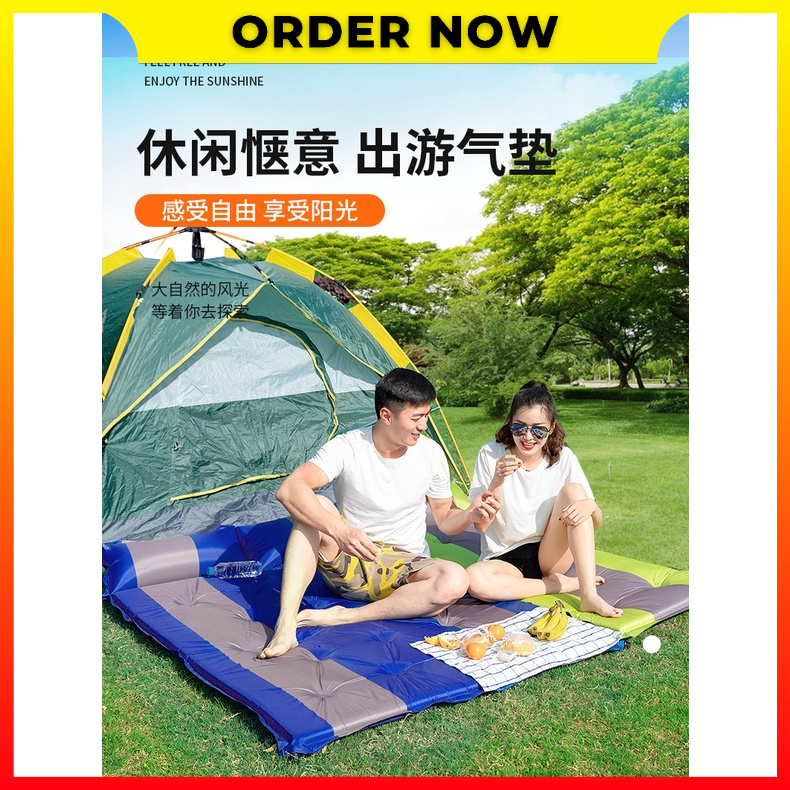 Kasur Lipat Matras Spons Outdoor Camping Bantal Udara Inflatable Cushion Bed Levor - 7RSEI4BL