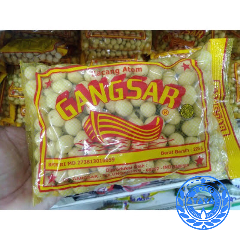 

IV Kacang Atom Gangsar 225gram / Kacang Gangsar / kacang sanghai