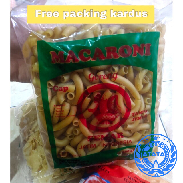 

IV MAKARONI Mentah 500gram / KERUPUK MAKARONI MENTAH