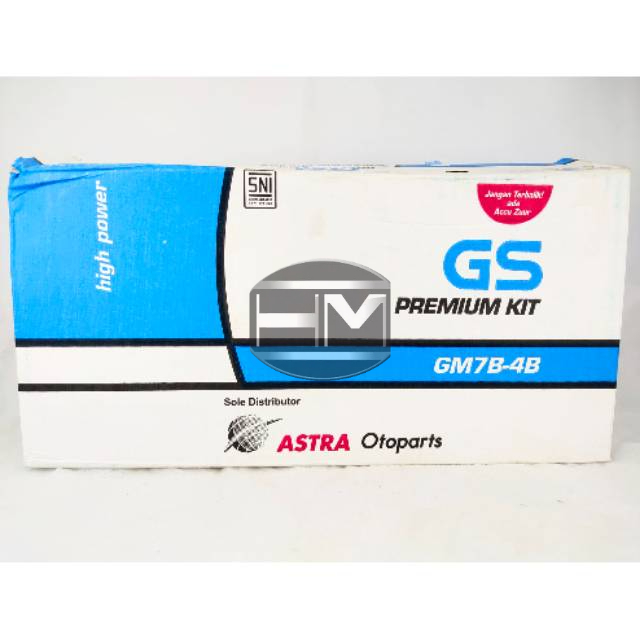 Aki motor/Battery sepeda motor Tiger merek GS astra