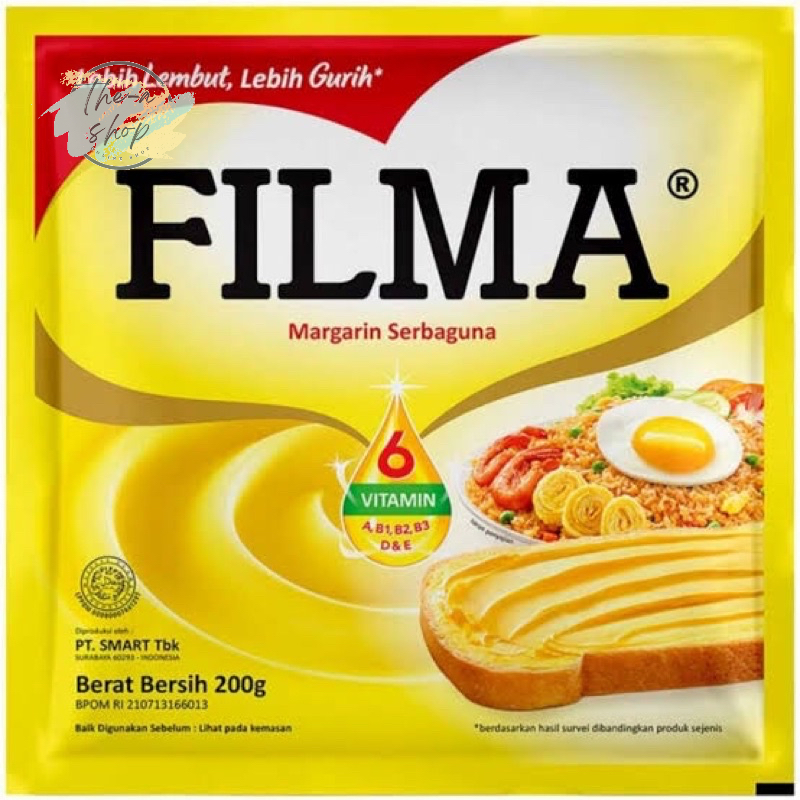 

filma margarine 200gr butter mentega amanda