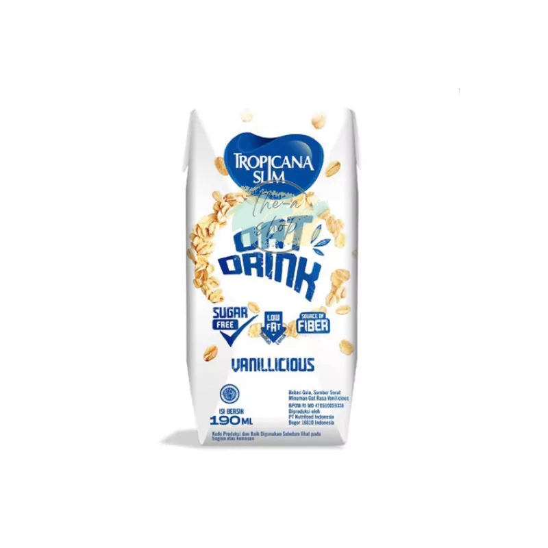 

Tropicana slim oat drink 190ml vanillicious almond drink