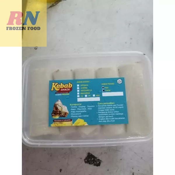 

Kebab ghaza pisang coklat keju isi 10