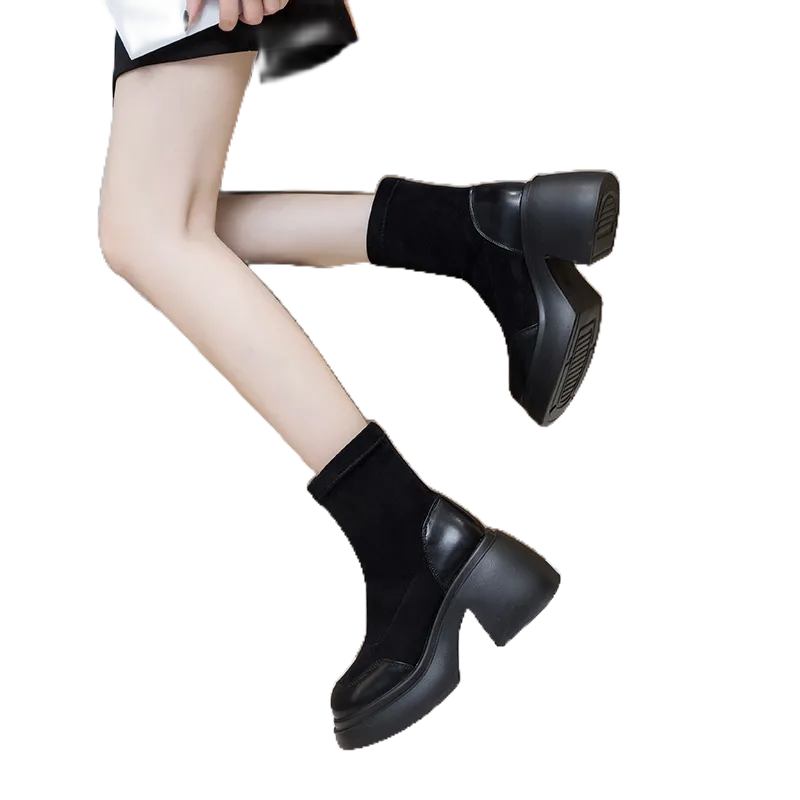 ✅PINKEY P144 Sepatu Boots Wanita Import Terkini Flat Korea Premium Quality
