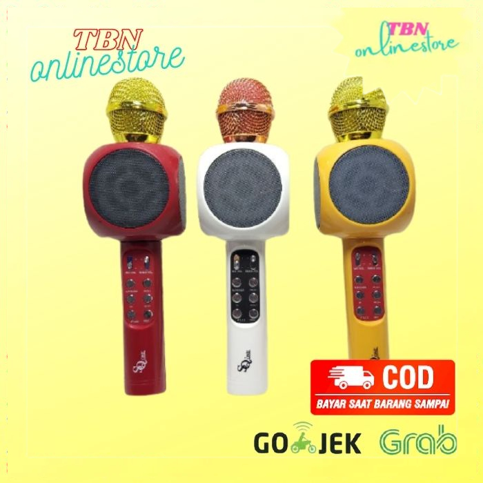 MIC WIRELESS SPEAKER BLUETOOTH SQ ONE WS-1816 / MIC KARAOKE BLUETOOTH