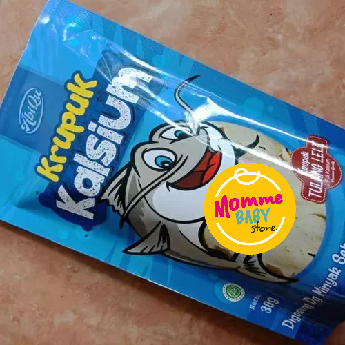 Abiqu Snack Cemilan Krupuk Kalsium Sehat 33gram Kerupuk