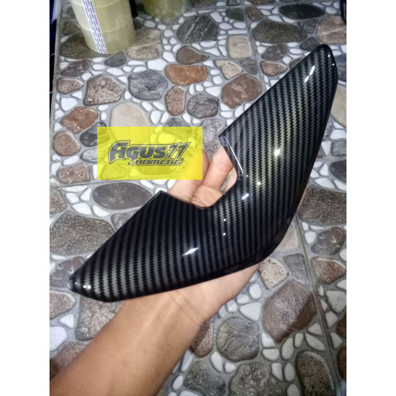 cover tutup stang karbon nmax old karbon asli kevlar zoro