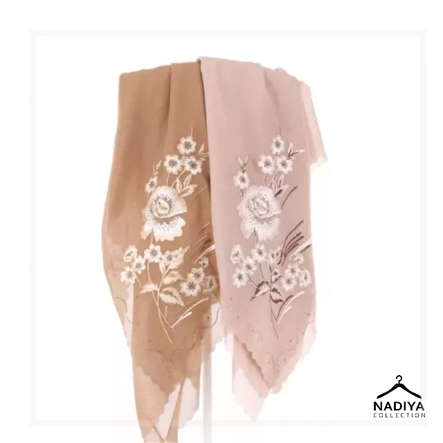 BUTTON.ID - Zeta Kamiidea - The Royale Nima Scarves Voal Square Premium by Nadiya