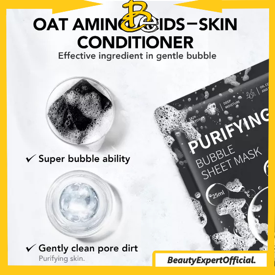 ⭐️ Beauty Expert ⭐️YOU Purifying Bubble Sheet Mask | Masker Wajah | Moisturizer and Oil Control