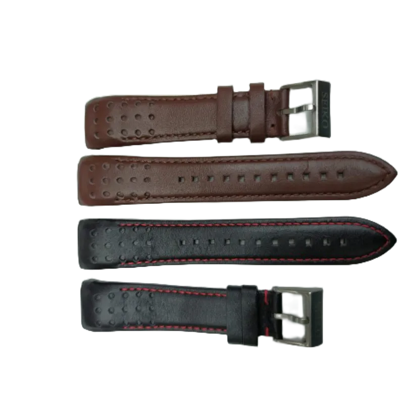 Tali jam tangan Seiko Barcelona Strap tali jam Seiko Barca Sportura leather kulit