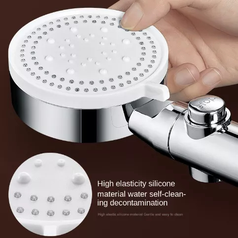 SOHE Shower Set Premium (Shower + Selang + Holder) kualitas bagus 5 mode sower pancuran air kamar mandi tekanan air jadi kuat anti patah terbanting jatuh untuk kamarmandi minimalis modern dan exclusive Shower head Adjustable Shower Head High Pressure