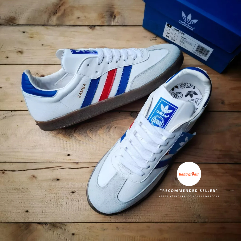 PROMO Sepatu Adidas Samba OG Off White Premium | Sneakers Pria dan Wanita, Harga Murah, Kualitas Mewah dan Terjamin