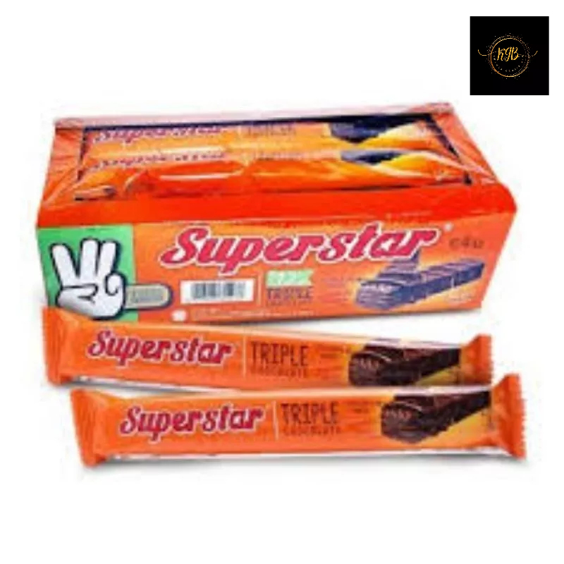 

Wafer Superstar Triple Coklat 16 Gr - Wafer Roma