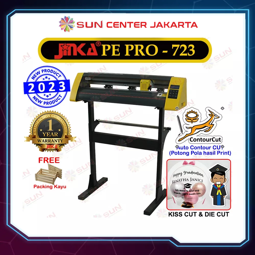 Mesin Cutting Sticker Jinka Auto Contour Cut Terbaru -  PE Pro 723 ( Auto Contour Cut )