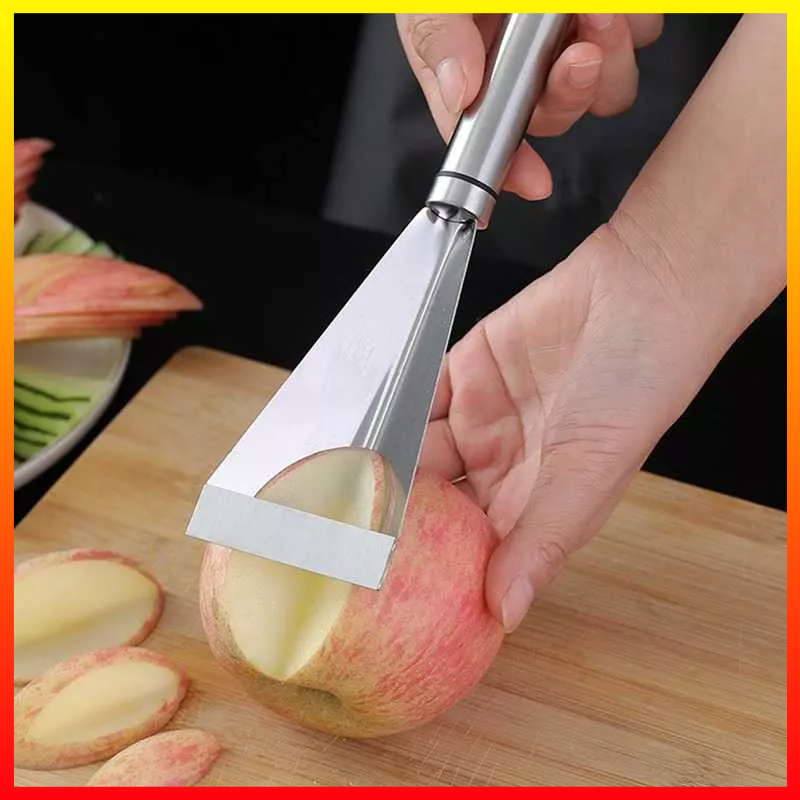 Pisau Ukir Segitiga Non-slip Alat Dapur Sayur Buah Stainless Steel Kanghe KG70 - 7CHA6GSV