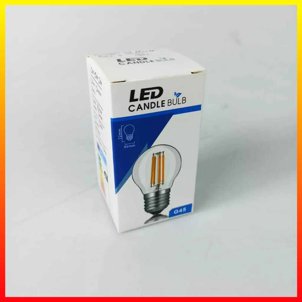 Bohlam Lampu Retro Edison Pijar Filamen 4W E27 Warm White YNL G45 - 7CLL4IWH