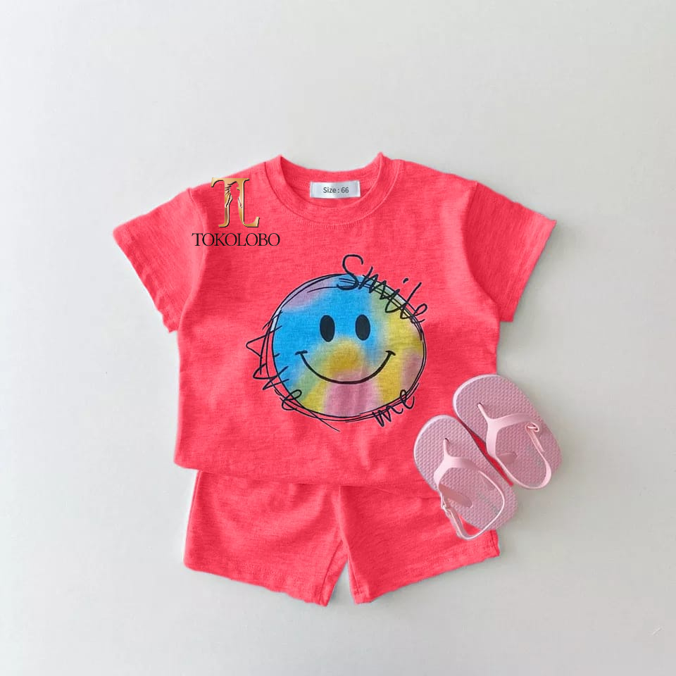 tokolobo Set anak smile me(cotton combed) press