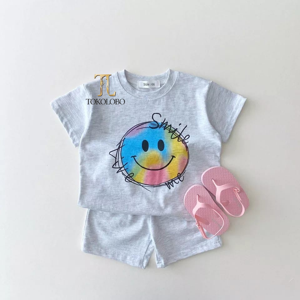 tokolobo Set anak smile me(cotton combed) press