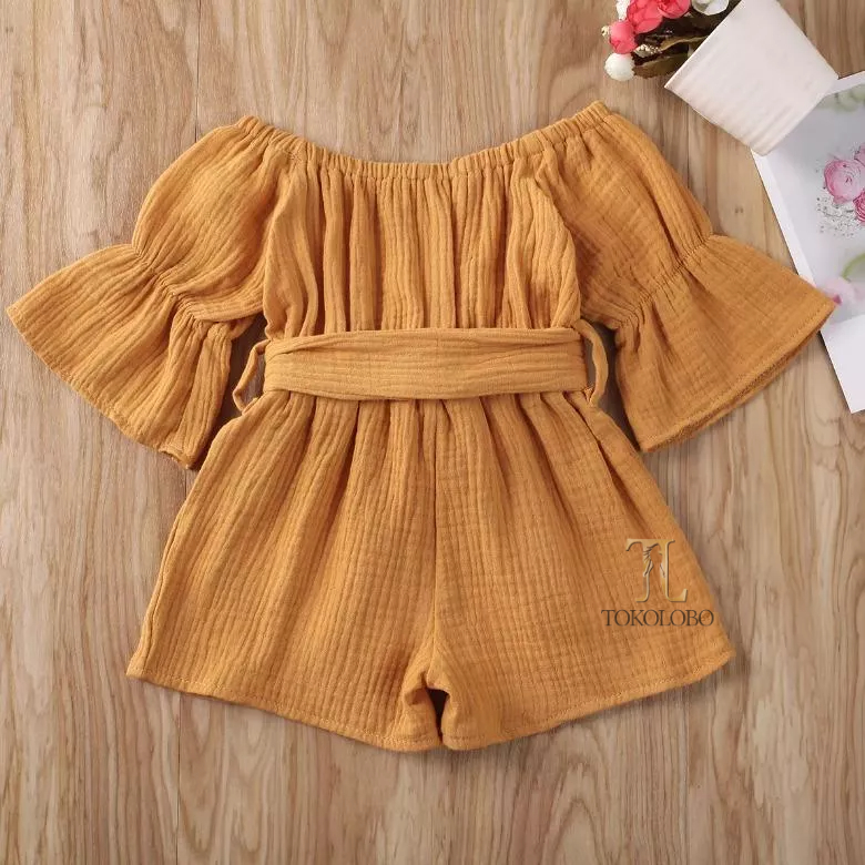 tokolobo 12.12  BIRTHDAY Jumpsuit Anak Perempuan YUBA