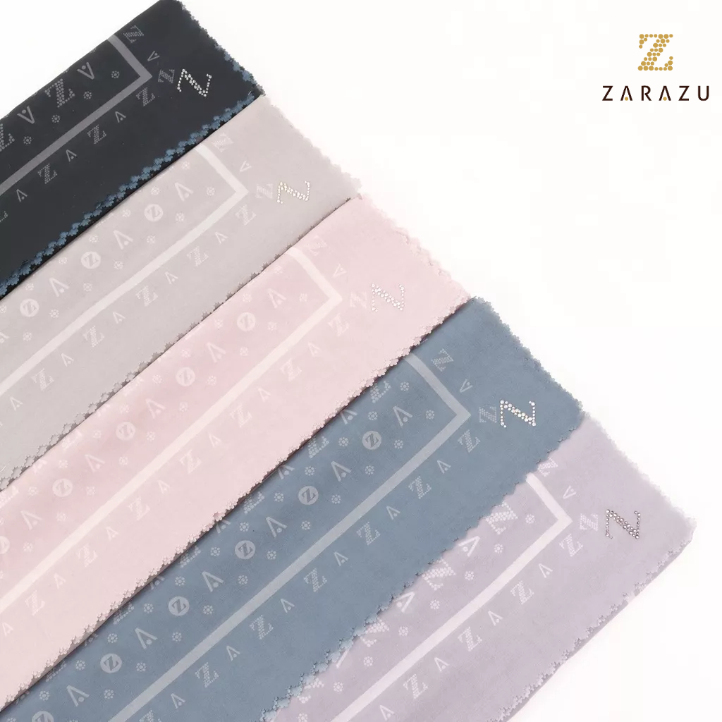 Ivan Scarf - Today Vivi Daily Scarf Monogram Voile Square XL Premium by Zarazu