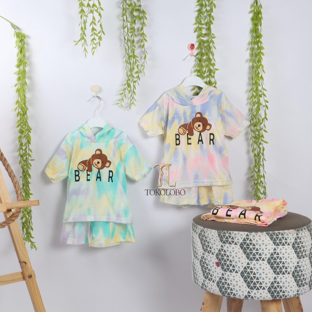 tokolobo set hodie anak flash bear (PRINT) unisex