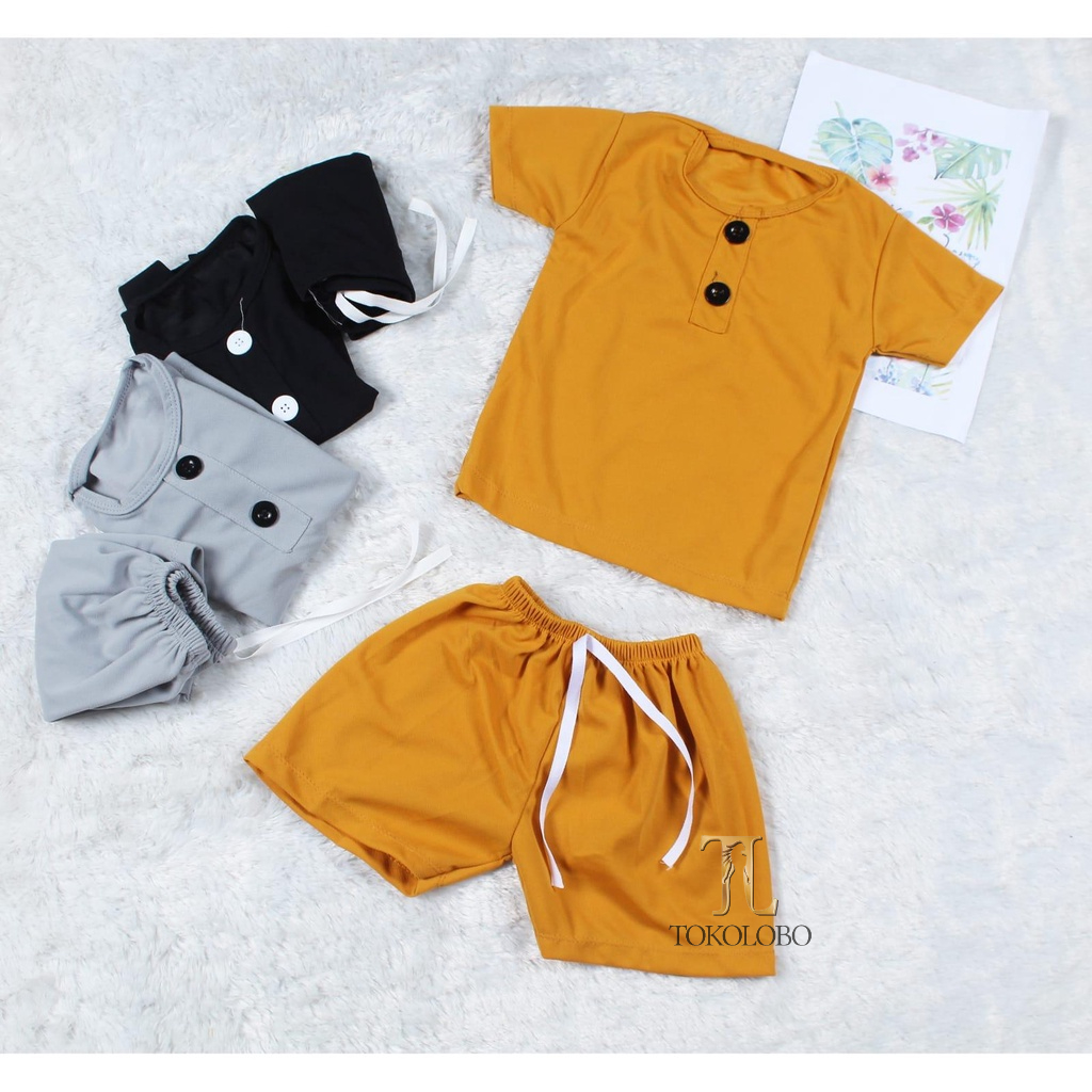 tokolobo set anak kiano unisex Size 4-8