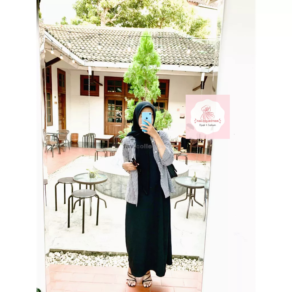 INNER GAMIS BASIC POLOS KNIT RAJUT TANPA LENGAN PREMIUM | GAMIS TANPA LENGAN | INNER SPAN