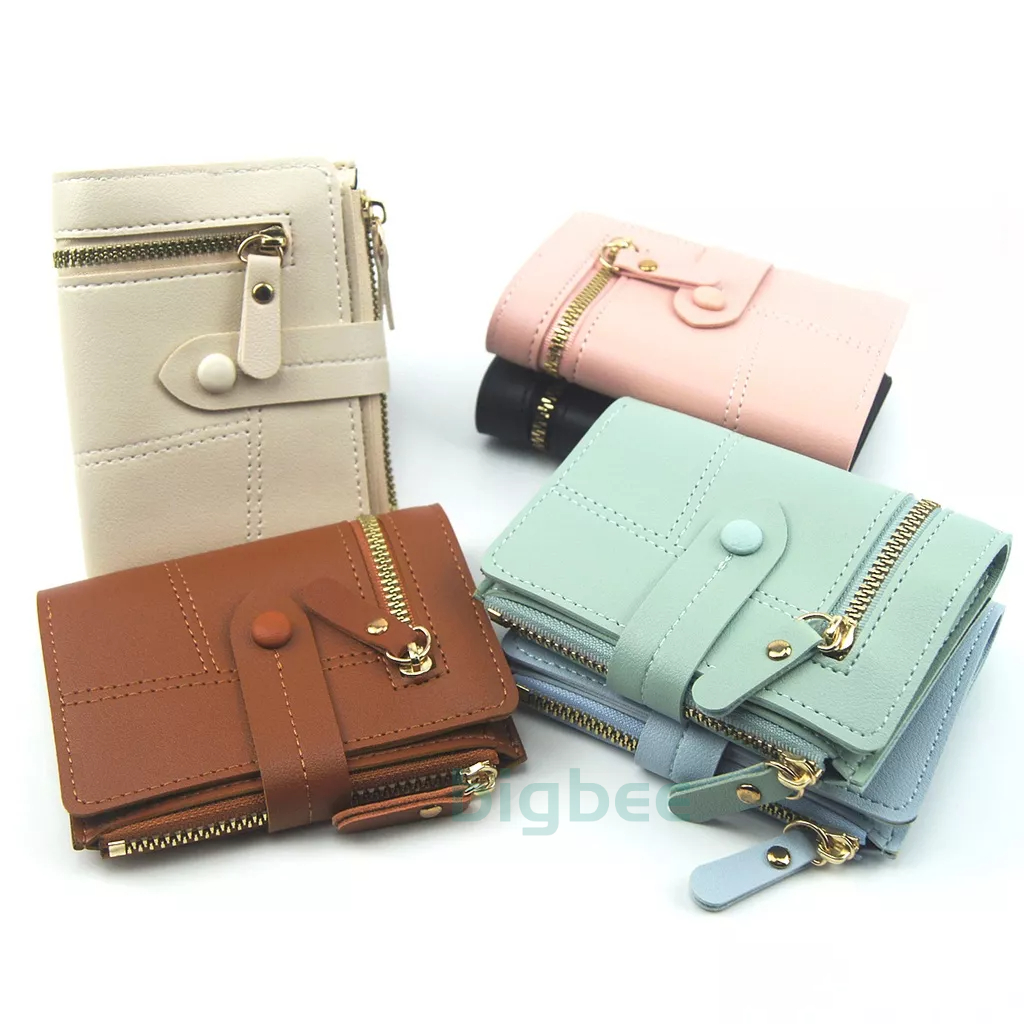 DOMPET WANITA LIPAT KULIT IMPORT KOREA ABG FASHION BATAM WALLET PREMIUM BRAND