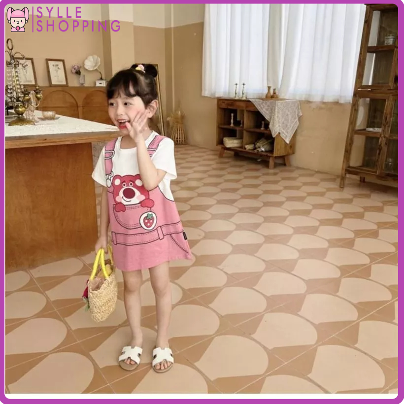 Sylle - Dress Anak 1-5th || Baju Anak Perempuan Bahan Katun Lotso BW052