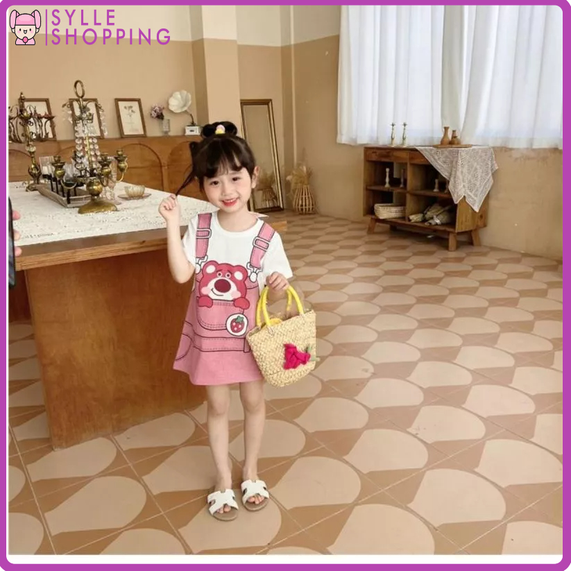 Sylle - Dress Anak 1-5th || Baju Anak Perempuan Bahan Katun Lotso BW052