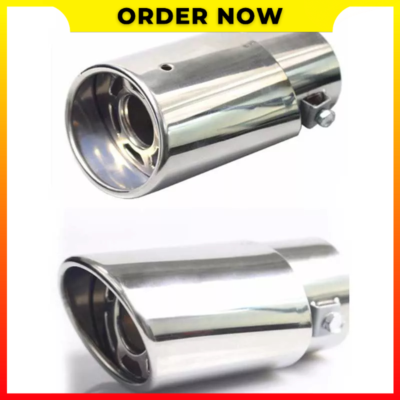 Ujung Knalpot Pipa Ekor Mobil Stainless Steel Universal System Auto Performance Modifikasi ElgMK E-7819 - 7RRSIVSV