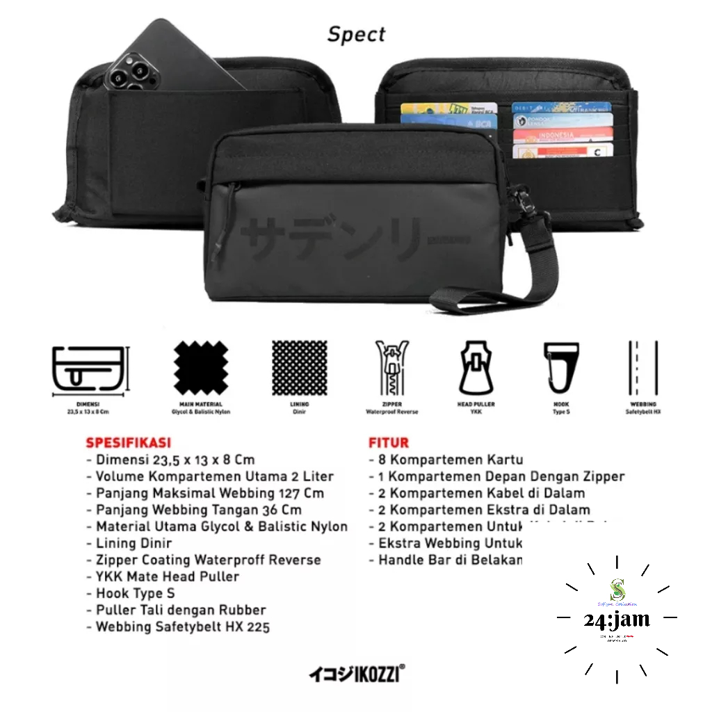 Ikozzi Plump Clutch bag - hand bag pria