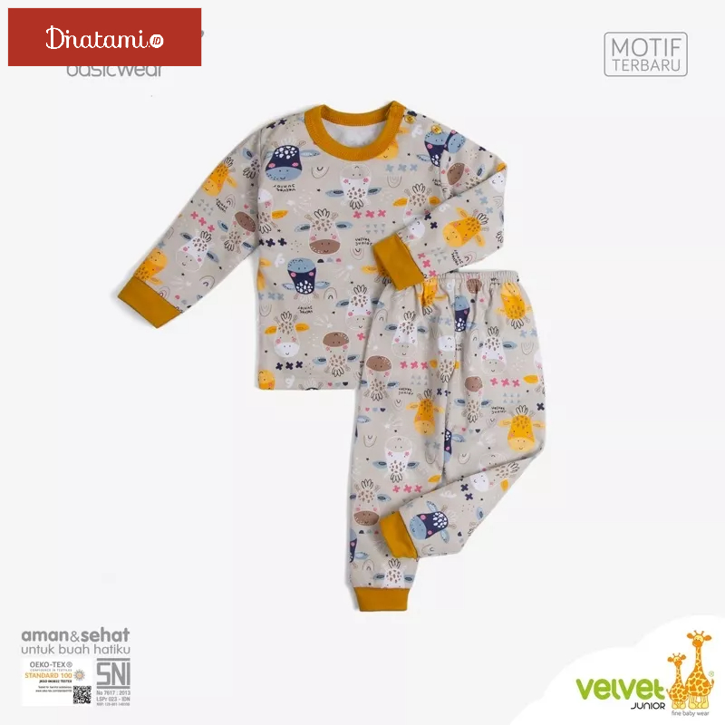 Hampers Bayi Dinatami | Baju Bayi Velvet Junior | Kado Lahiran Bayi | Baju Main Anak